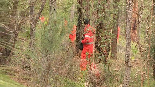 A major search is underway in the Perth hills, where Coyle has been missing since Friday.