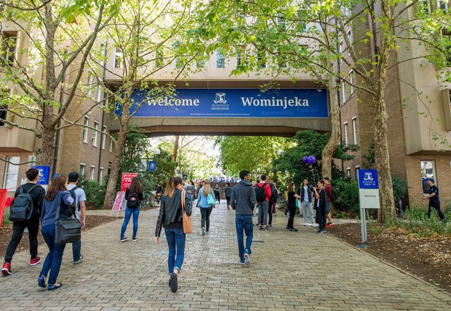 File image of the University of Melbourne.